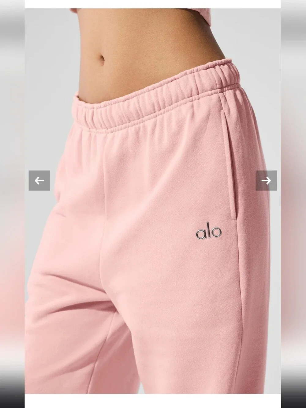 Alo Yoga Pink Quartz Jogger Sweatpants
